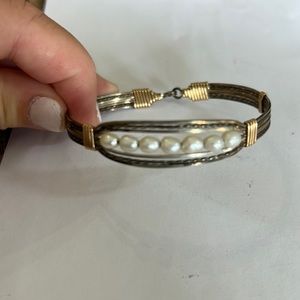 All pearl Ronaldo bracelet
